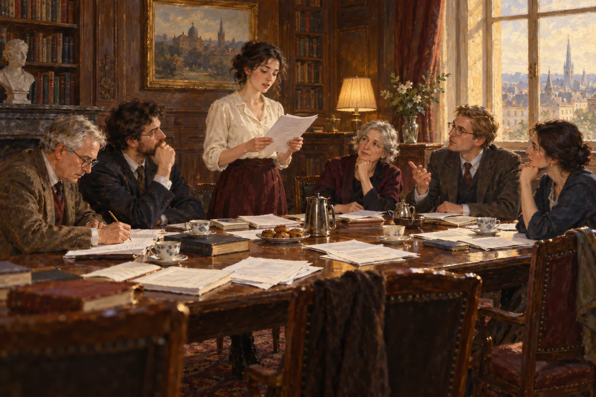The seminar table