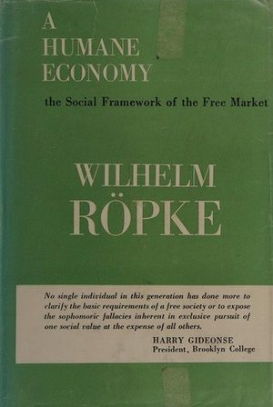 Cover of A Humane Economy