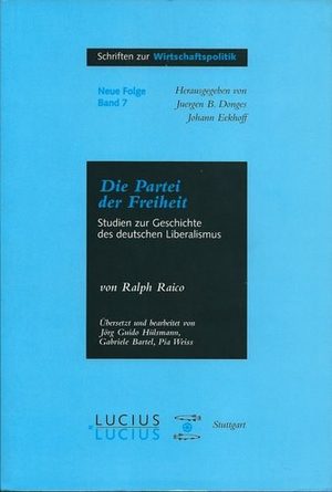 Cover of Die Partei der Freiheit (The Party of Liberty)