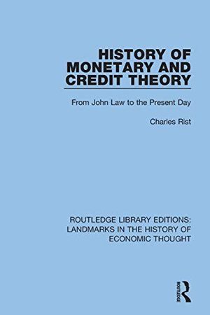 Cover of History of Monetary and Credit Theory