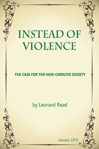 Cover of Instead of Violence