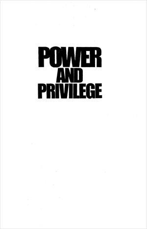 Cover of Power and Privilege: Labor Unions in America