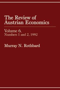 Cover of Review of Austrian Economics, Volume 6
