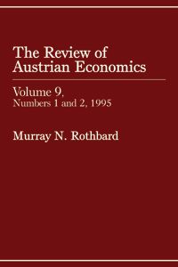 Cover of Review of Austrian Economics, Volume 9