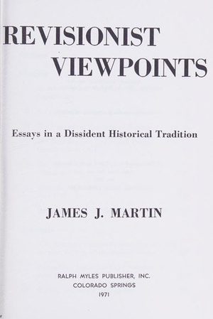 Cover of Revisionist Viewpoints