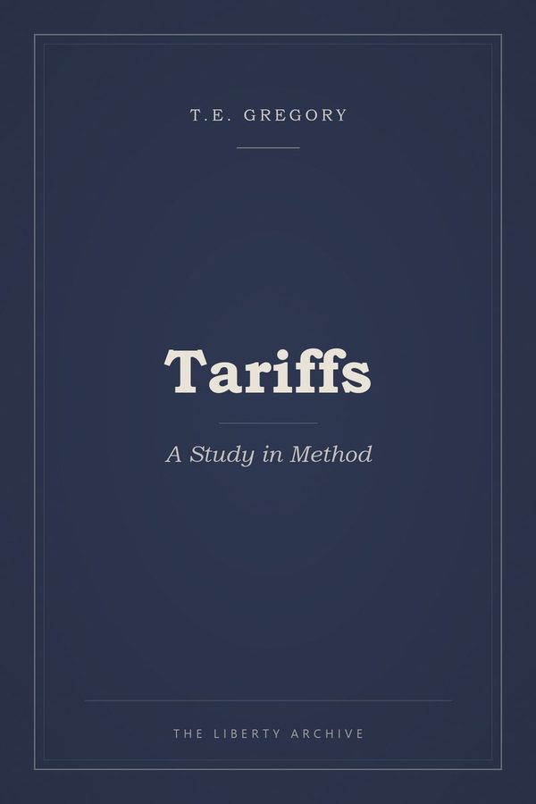 Cover of Tariffs: A Study in Method