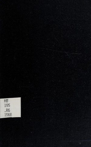 Cover of The Economic Causes of War