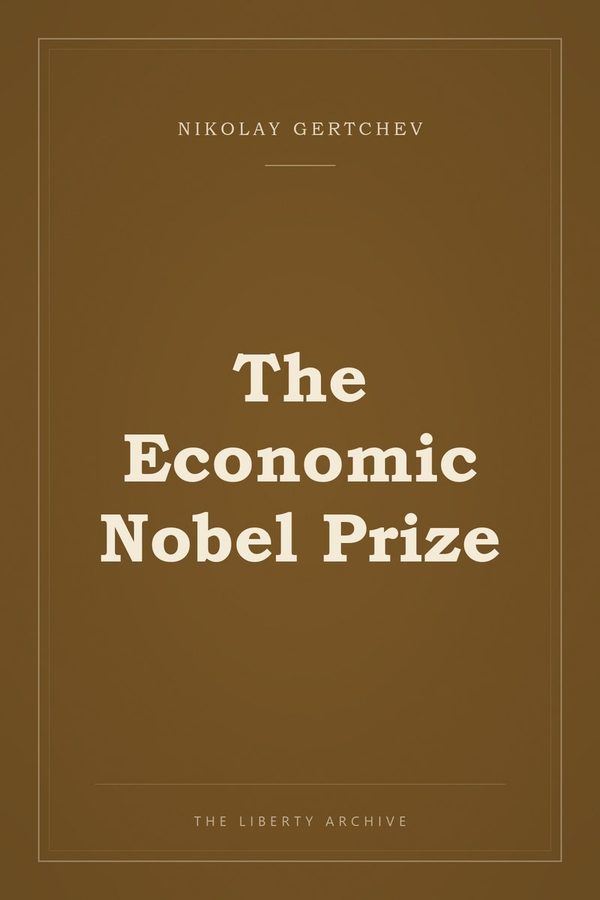 Cover of The Economic Nobel Prize
