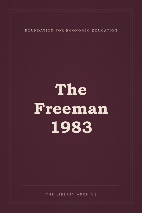 Cover of The Freeman 1983