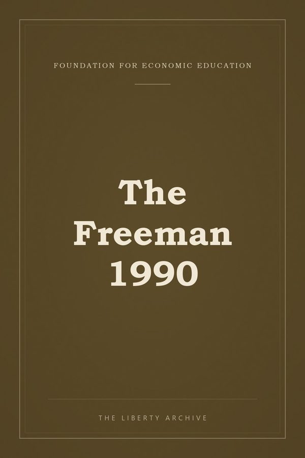 Cover of The Freeman 1990