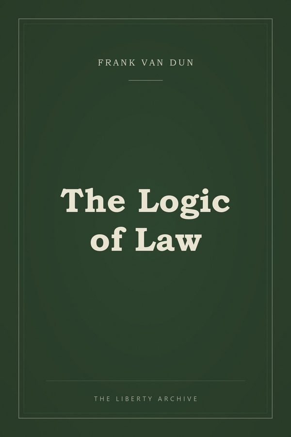 Cover of The Logic of Law