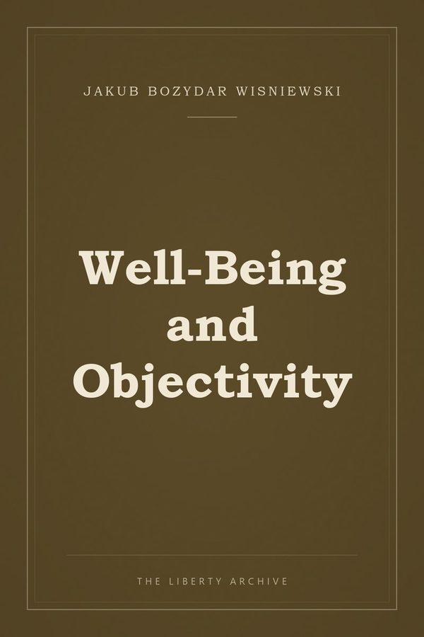 Cover of Well-Being and Objectivity