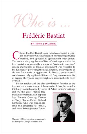 Cover of Who is Frederic Bastiat?