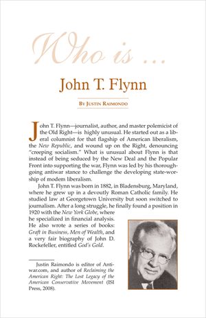 Cover of Who is John T. Flynn